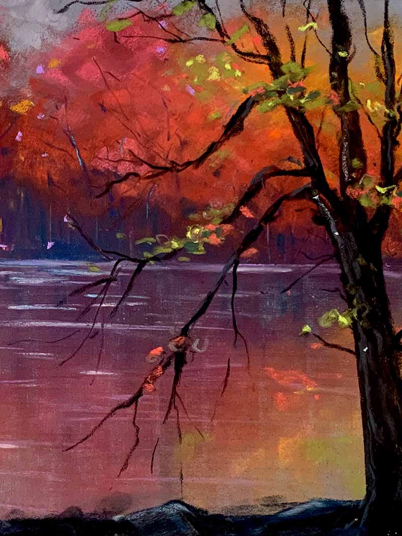 SPECIAL HALF PRICE OFFER!! PASTEL &amp; WATERCOLOUR CLASS: Autumn Reflections