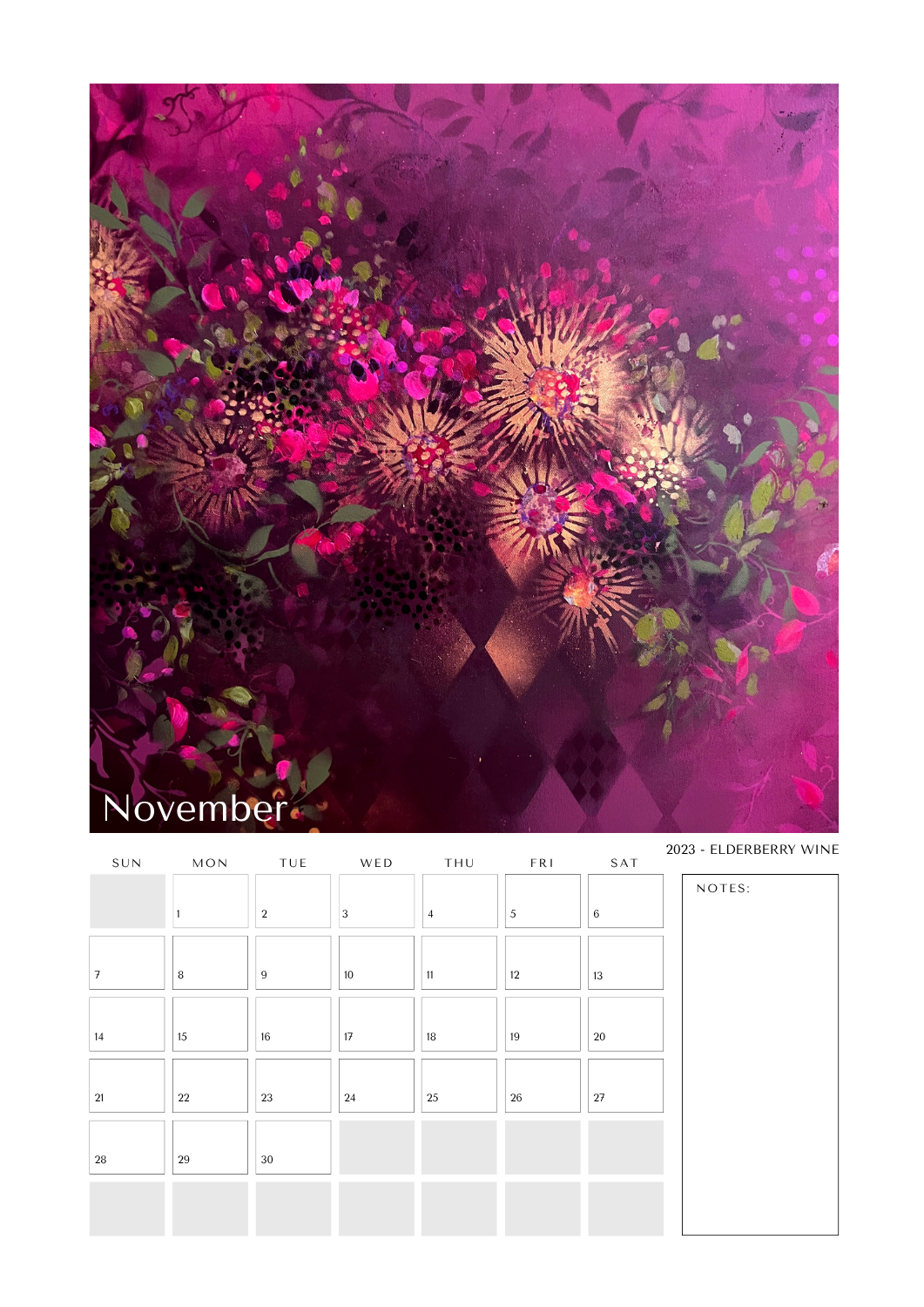 2027 A4 CALENDAR - 10th Anniversary limited edition
