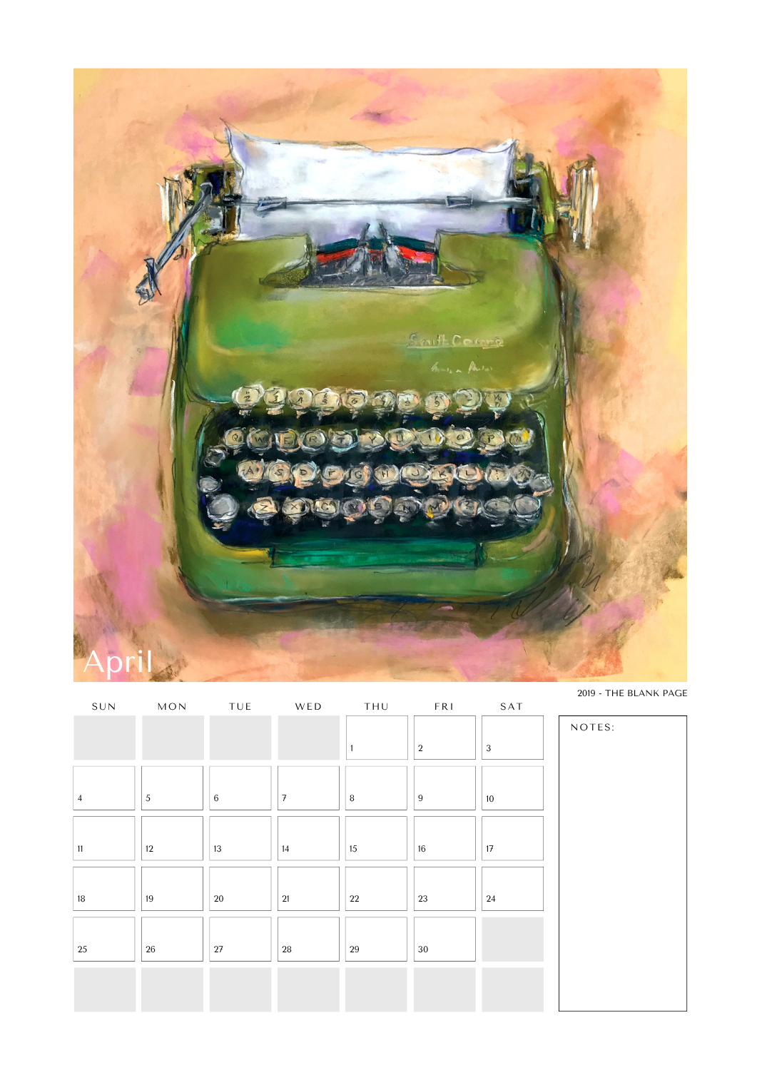 2027 A4 CALENDAR - 10th Anniversary limited edition