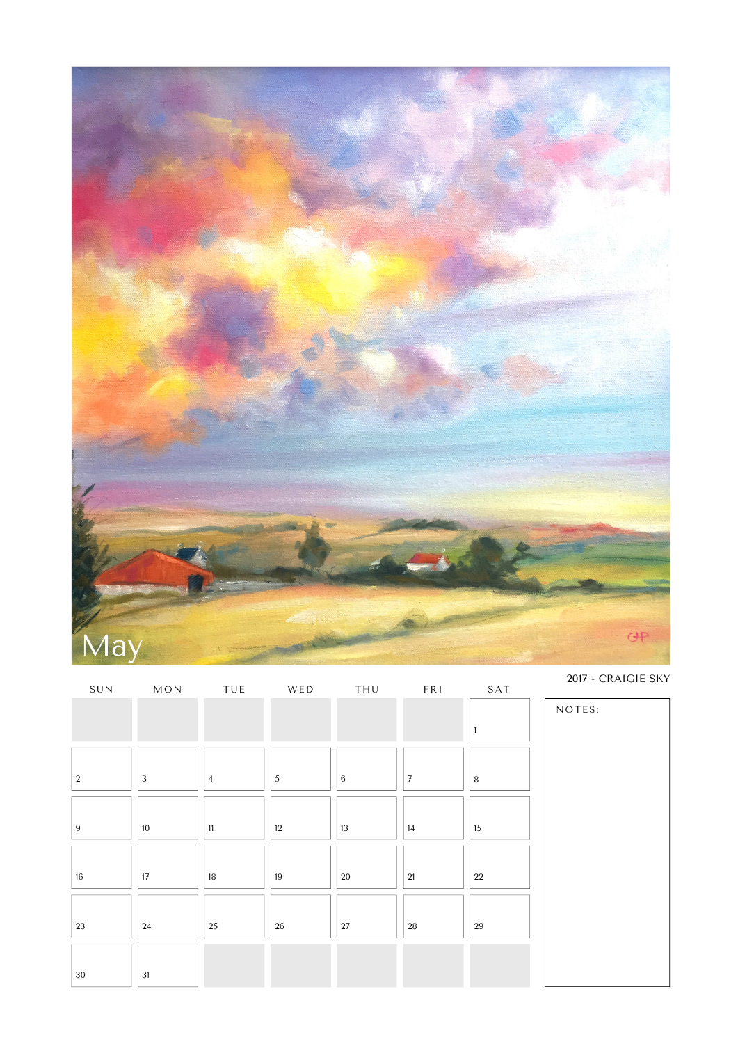 2027 A4 CALENDAR - 10th Anniversary limited edition