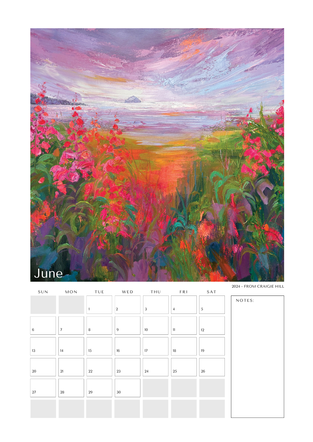 2027 A4 CALENDAR - 10th Anniversary limited edition