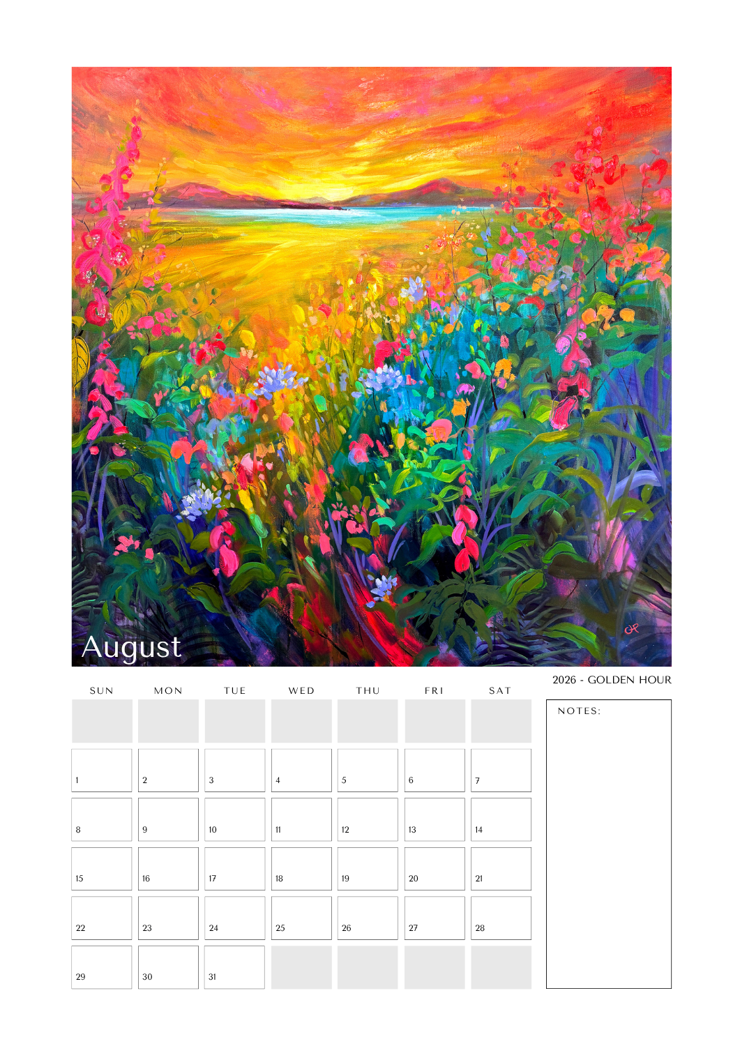 2027 A4 CALENDAR - 10th Anniversary limited edition