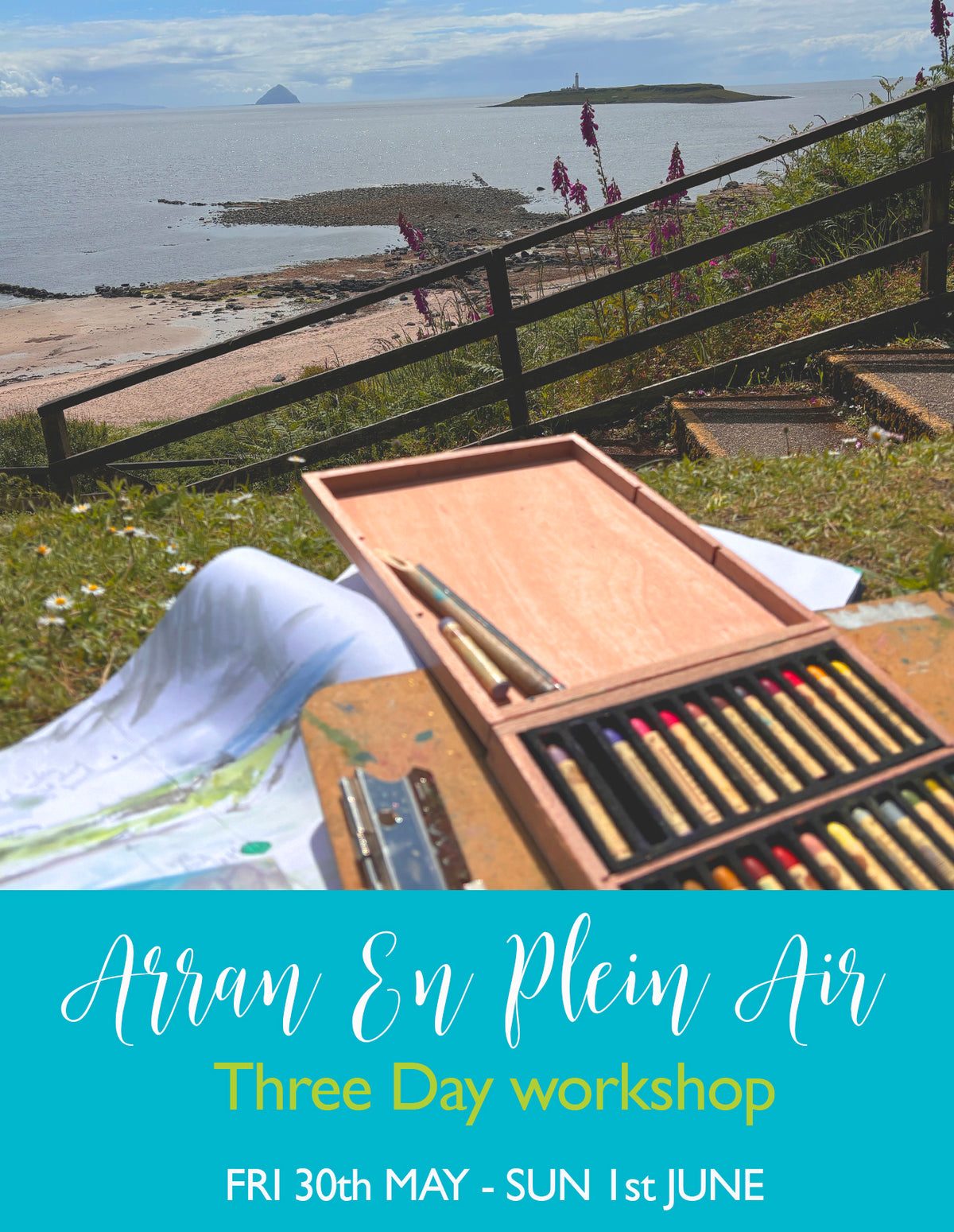 3 Day PLEIN AIR WORKSHOP - ISLE OF ARRAN - DEPOSIT