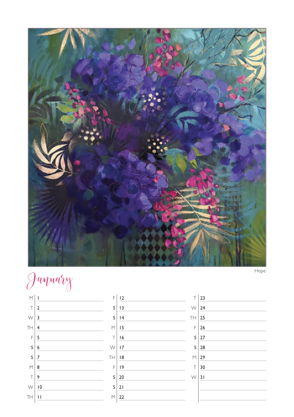 2024 A4 WALL CALENDAR