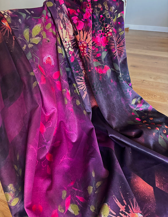 ELDERBERRY WINE Fabric - FREE SHIPPING