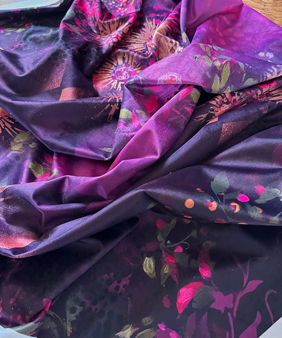 ELDERBERRY WINE Fabric - FREE SHIPPING