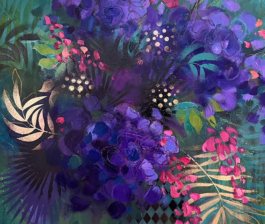 Custom Made velvet lampshades