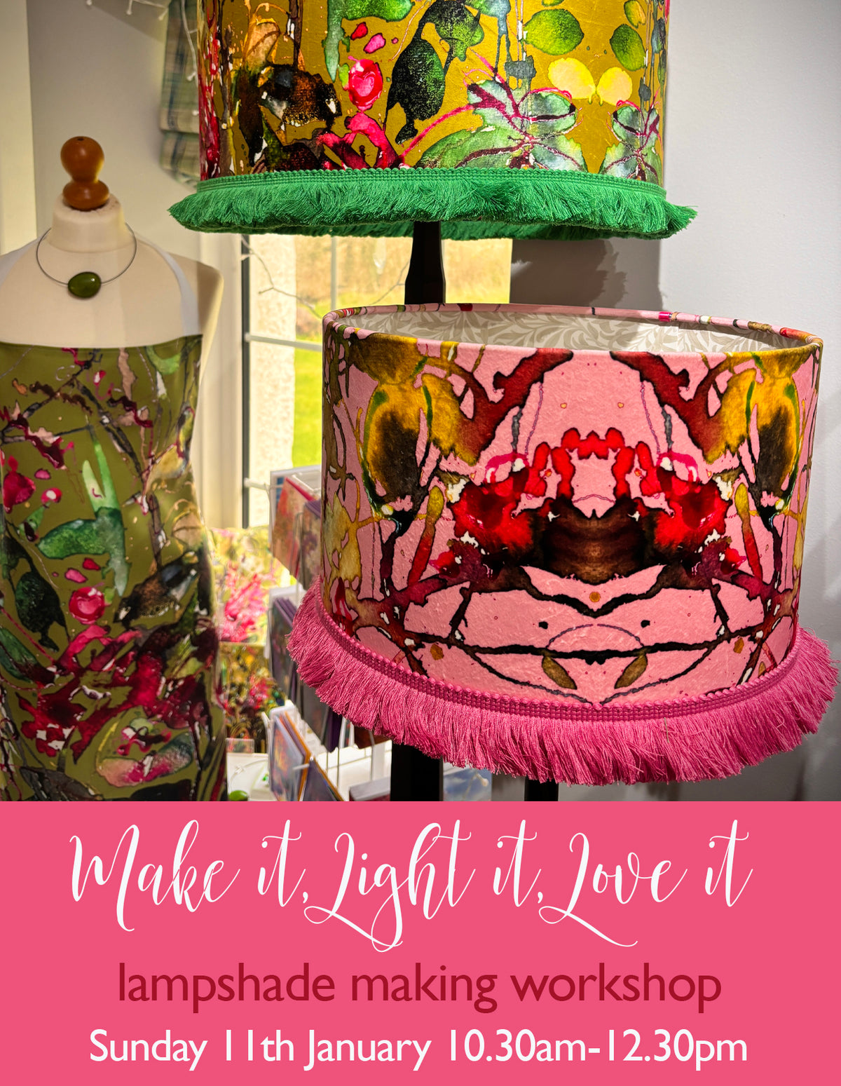 Make It, Light It, Love It lampshade workshop – Divine 9 creative programme
