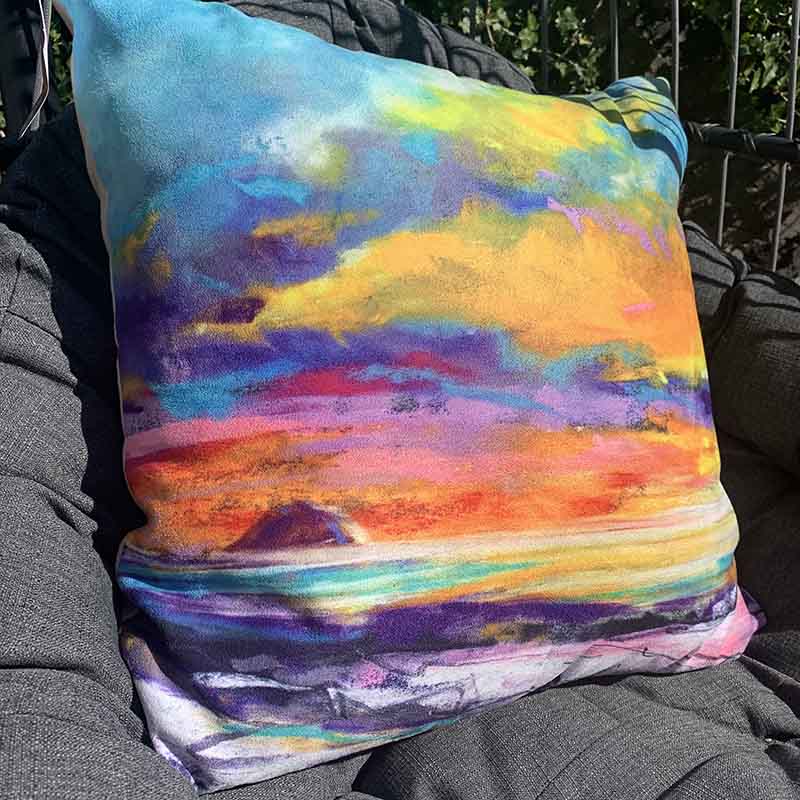 Sunset on Ailsa Cushion